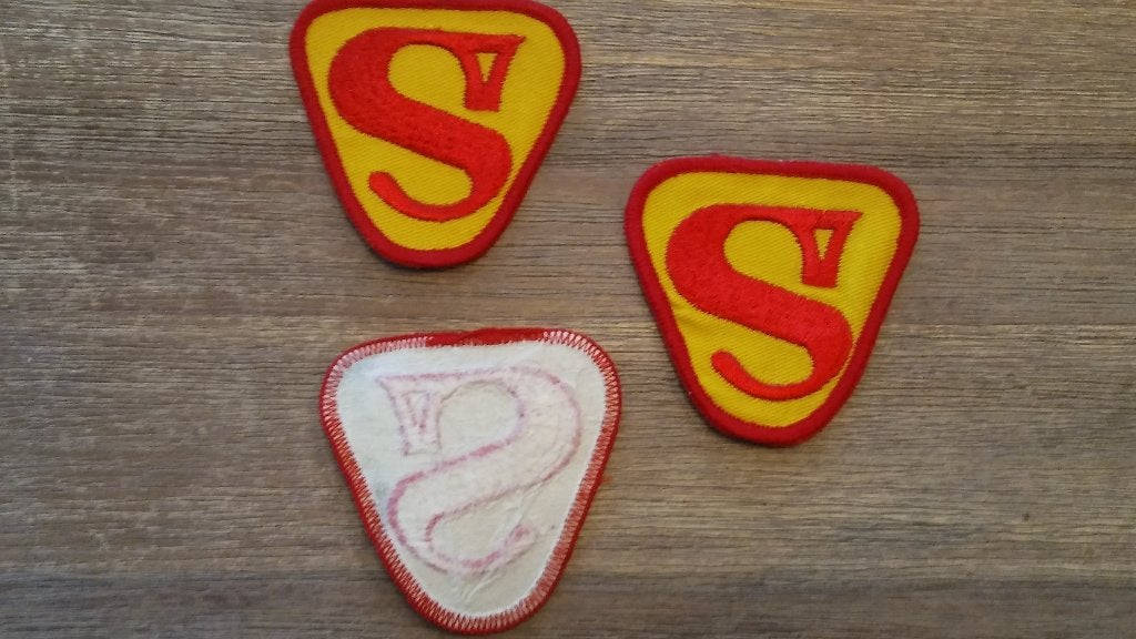 Superman superheld vintage logo patch kleding embleem RARE, Ophalen of Verzenden, Nieuw, Overige typen