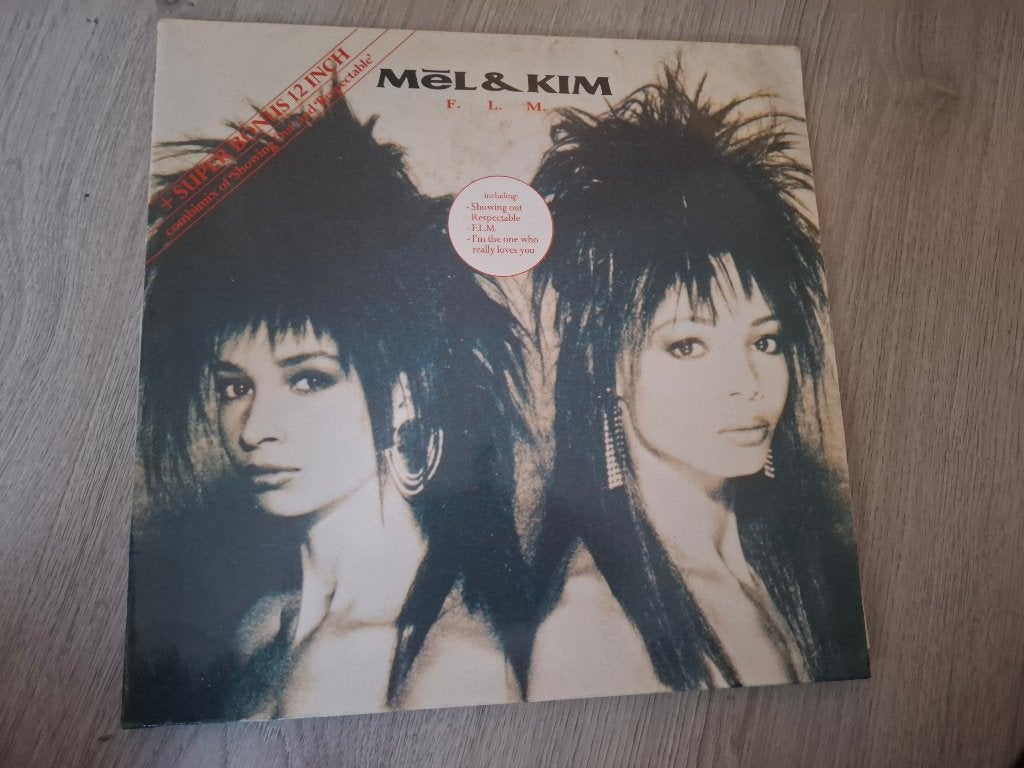 LP en Maxi Single Mel & Kim – F.L.M. (1987), LP, Gebruikt, Ophalen of Verzenden, Speciale editie