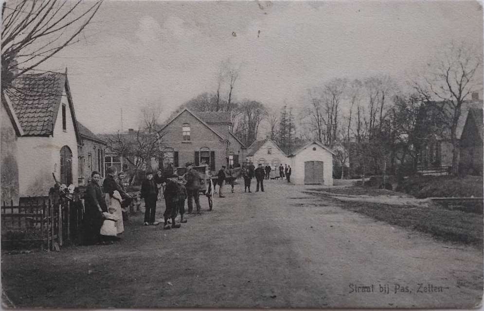 Zetten (Gelderland) – ca. 1904, Verzamelen, Ansichtkaarten | Nederland, Ophalen of Verzenden, Voor 1920, Gelopen, Gelderland