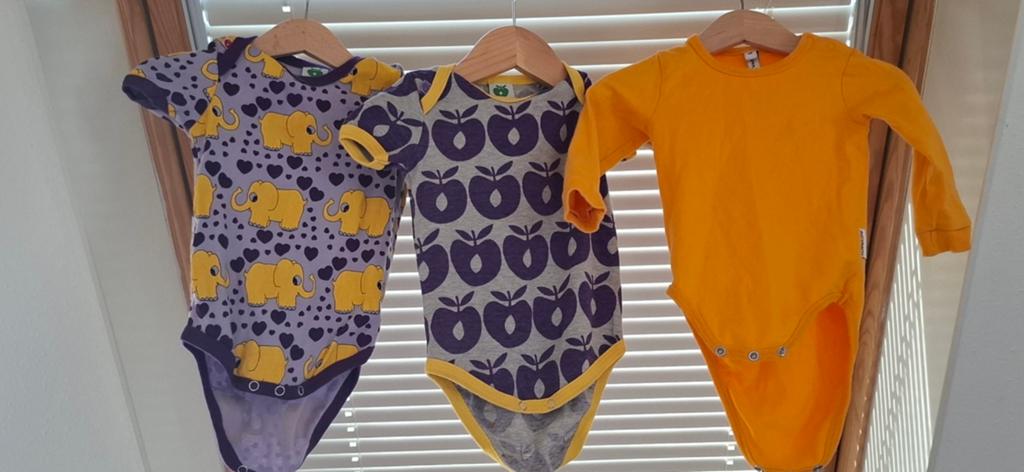 3 vrolijke rompers met maat 68 (6-9 maaanden)., Ophalen of Verzenden, Gebruikt, Smafolk en Maxomorra, Jongetje of Meisje