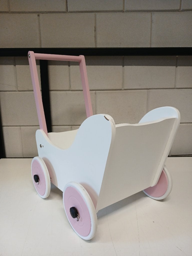 Bandits & Angels poppenwagen Little angel White, Ophalen, Zo goed als nieuw, Babypop