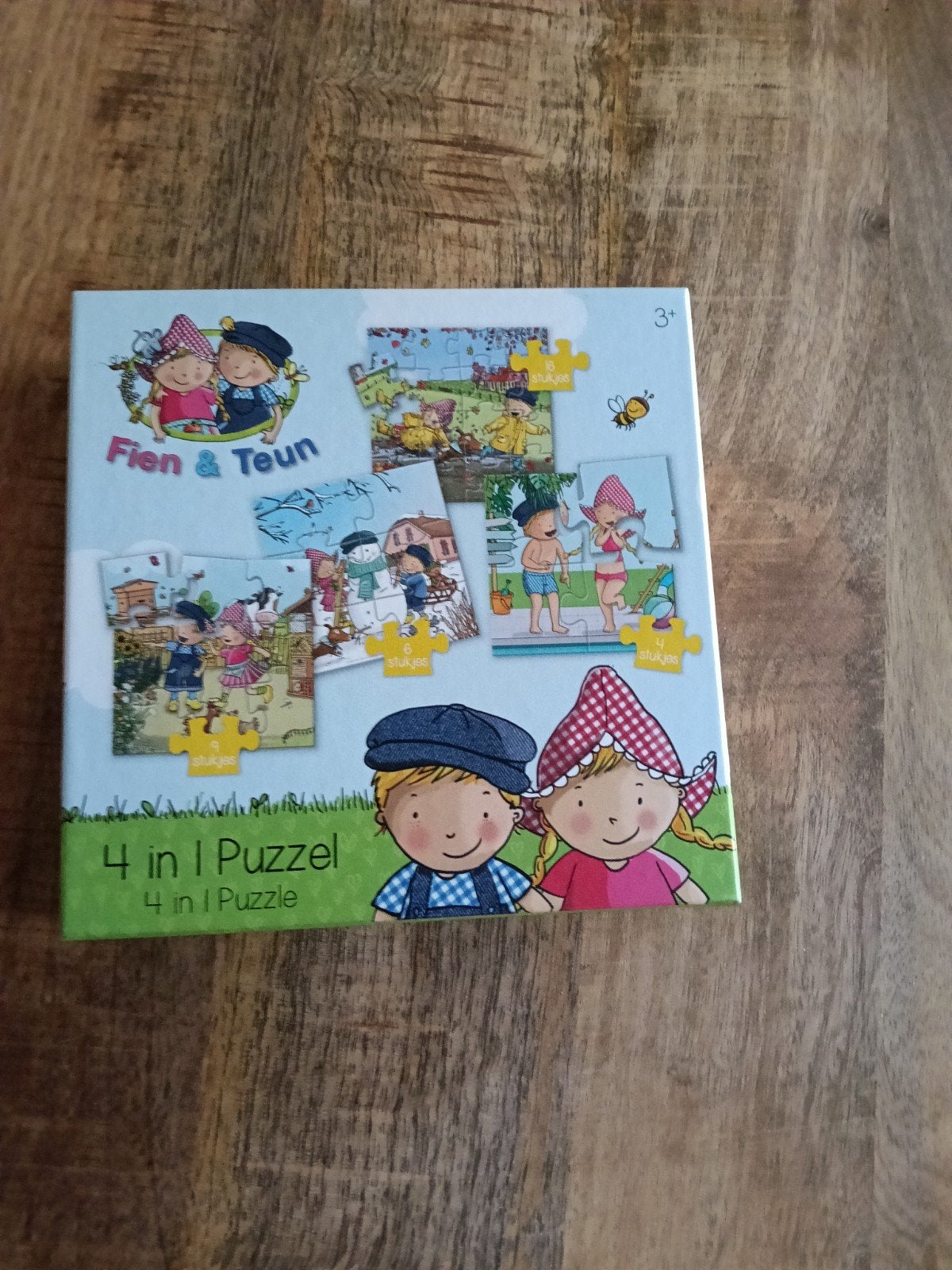 4 Ravensburger Puzzels Sprookjesboom 6-9-12-16 stukjes, Ophalen of Verzenden, 10 tot 50 stukjes, Gebruikt, 2 tot 4 jaar