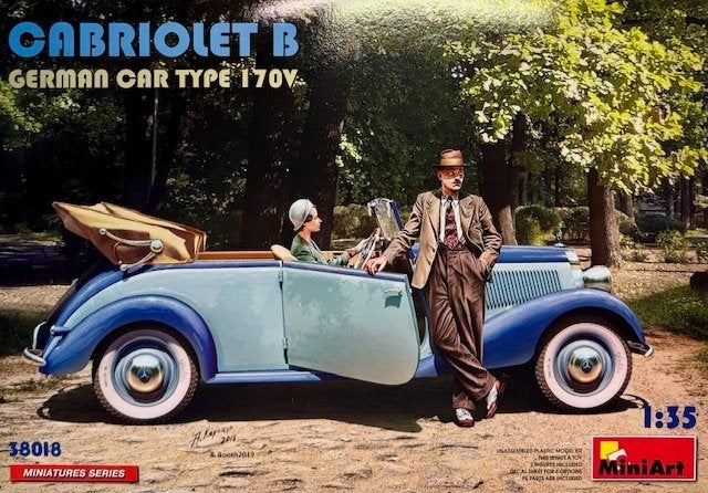 Coelianmodels, MiniArt 35018, Mercedes cabrio, 1/35 € 32,99, Overige merken, Auto, 1:32 tot 1:50, Nieuw