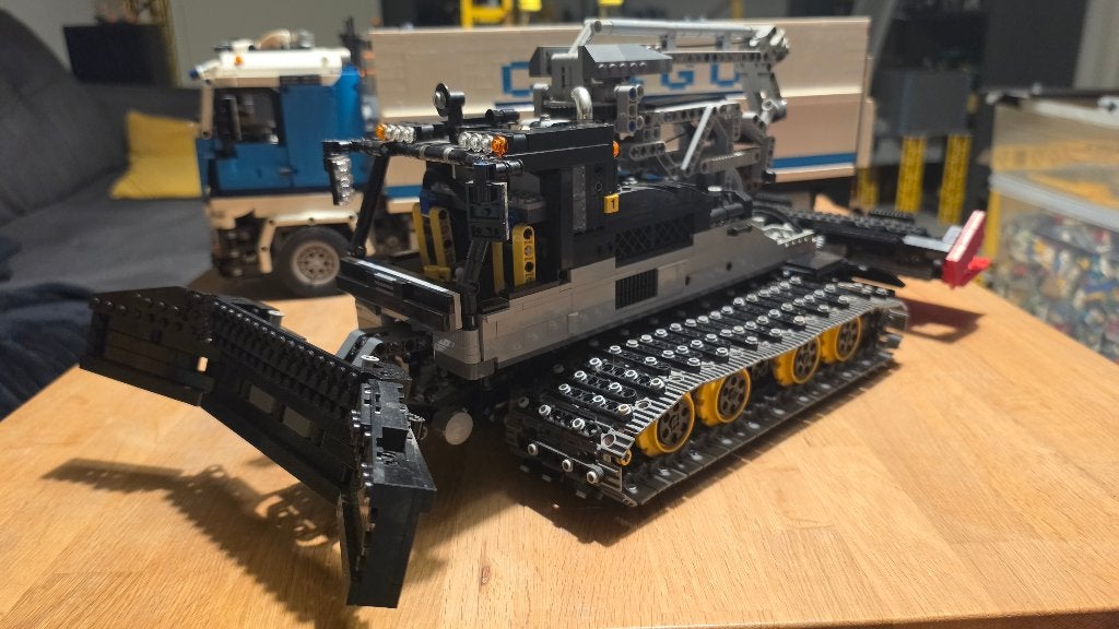 Lego Moc Pistenbully Designer Han, Lego, Ophalen of Verzenden, Zo goed als nieuw, Complete set