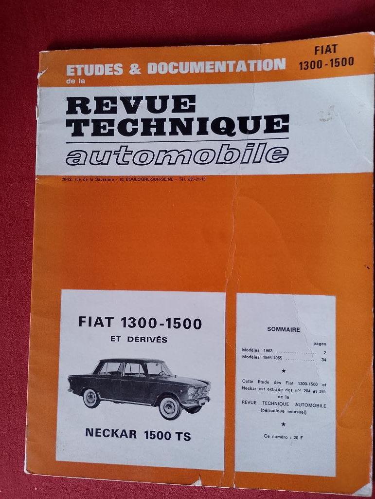 Fiat 1300 - 1500 reparatie handleiding, Ophalen of Verzenden