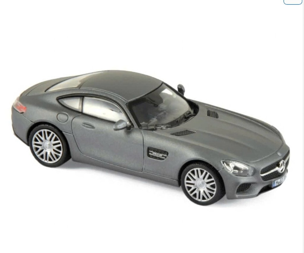 Mercedes AMG GT S 2015 Mat Grijs 1/43 NOREV ref: 351350