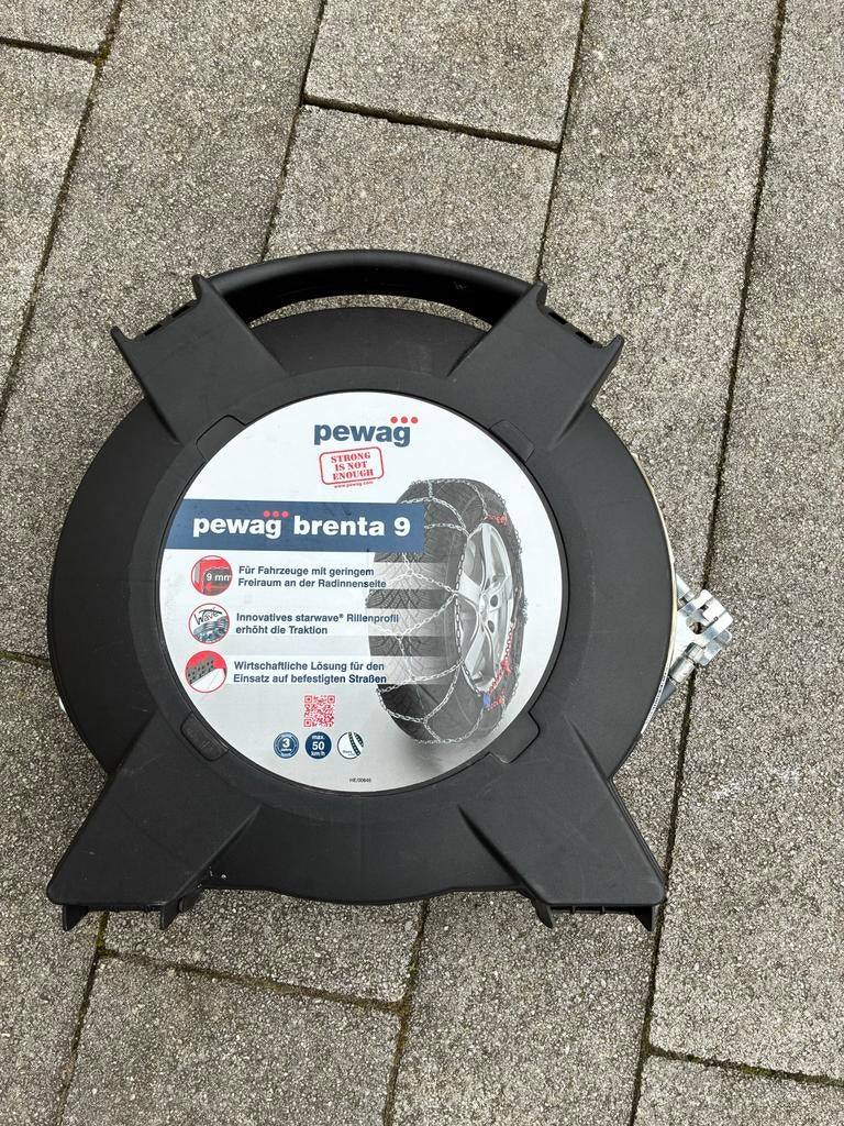 Pewag Brenta 9 sneeuwkettingen - o.a. VW B8 (tot 18 inch), Auto diversen, Sneeuwkettingen, Ophalen of Verzenden, Zo goed als nieuw