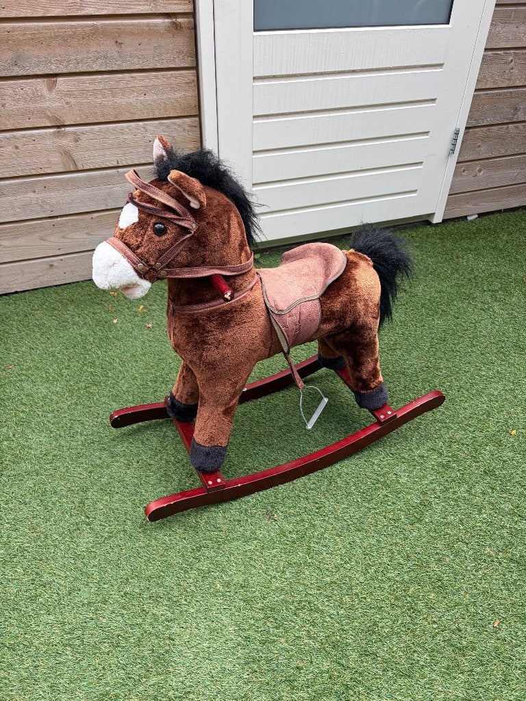 Hobbelpaard met geluid, Ophalen, Zo goed als nieuw, Jongen of Meisje