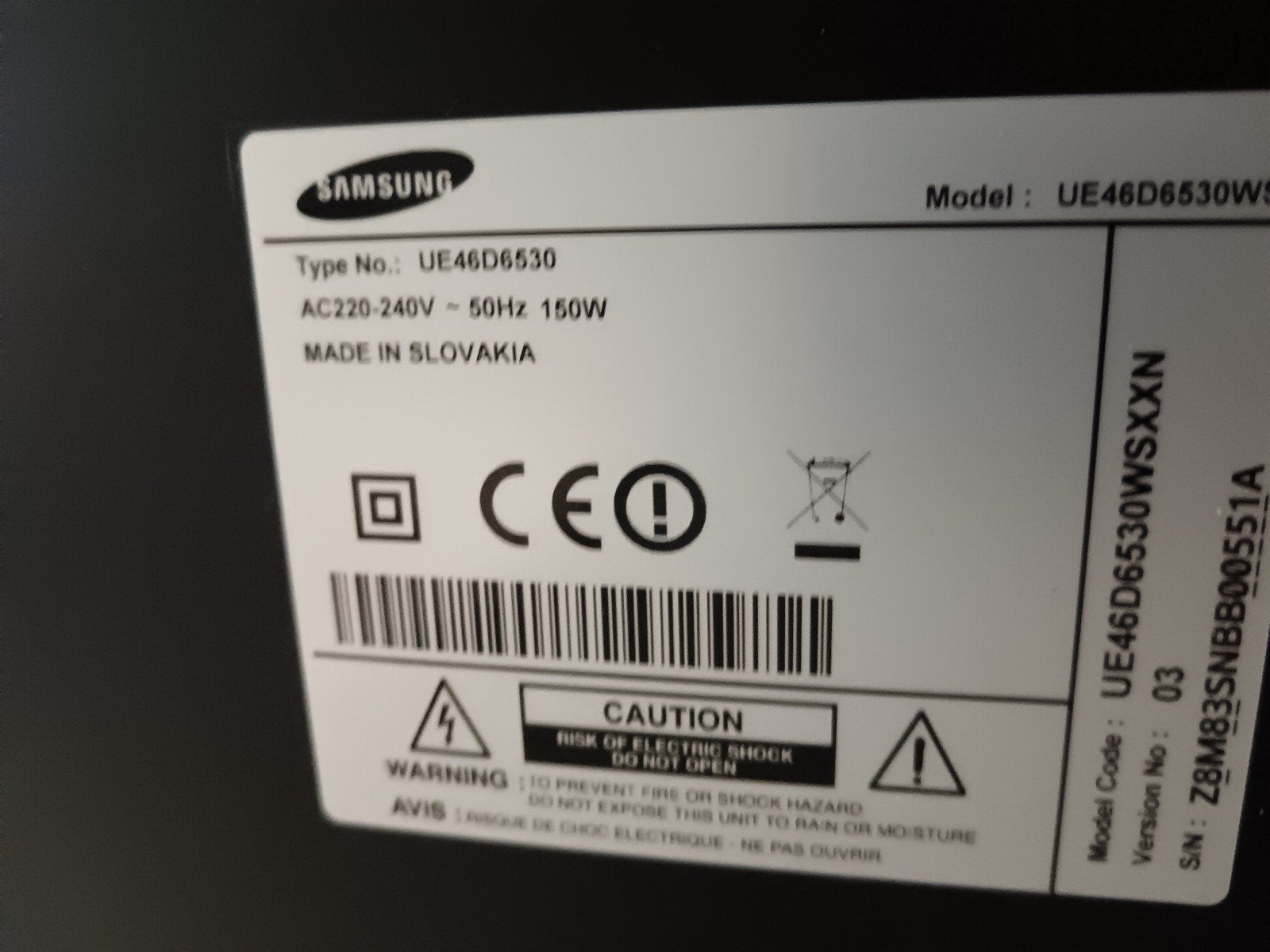 Samsung UE46D6530 46 inch Led Smart TV, 50 Hz, Ophalen of Verzenden, Samsung, 100 cm of meer