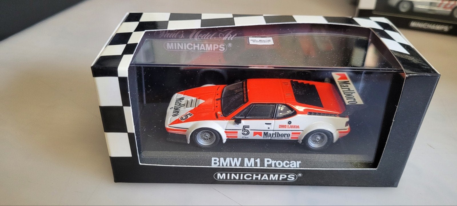 Minichamps BMW M1 Procar series 1979 Lauda, Ophalen of Verzenden, Nieuw, Auto, MiniChamps