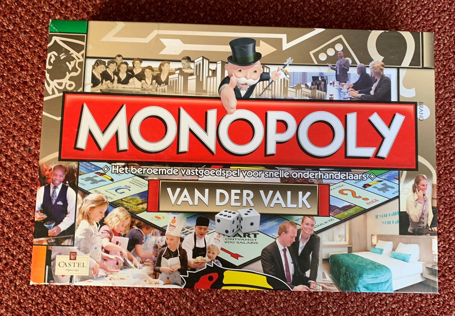 Monopoly Van der Valk, Hobby en Vrije tijd, Ophalen of Verzenden, Zo goed als nieuw