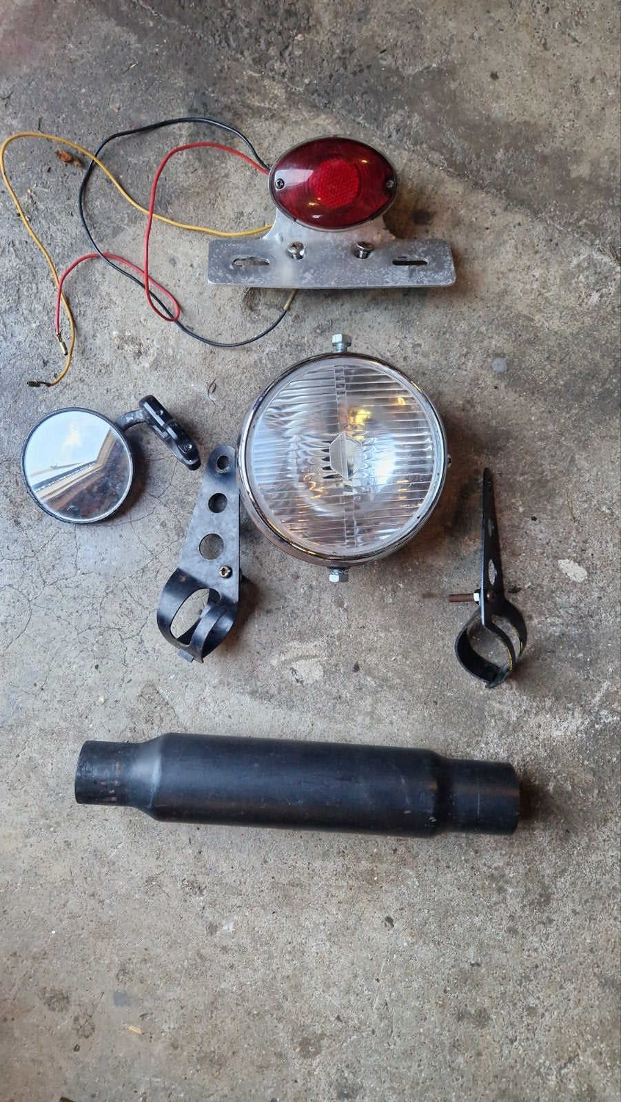 Cafe racer delen voor brommer of motor, Ophalen of Verzenden, Gebruikt