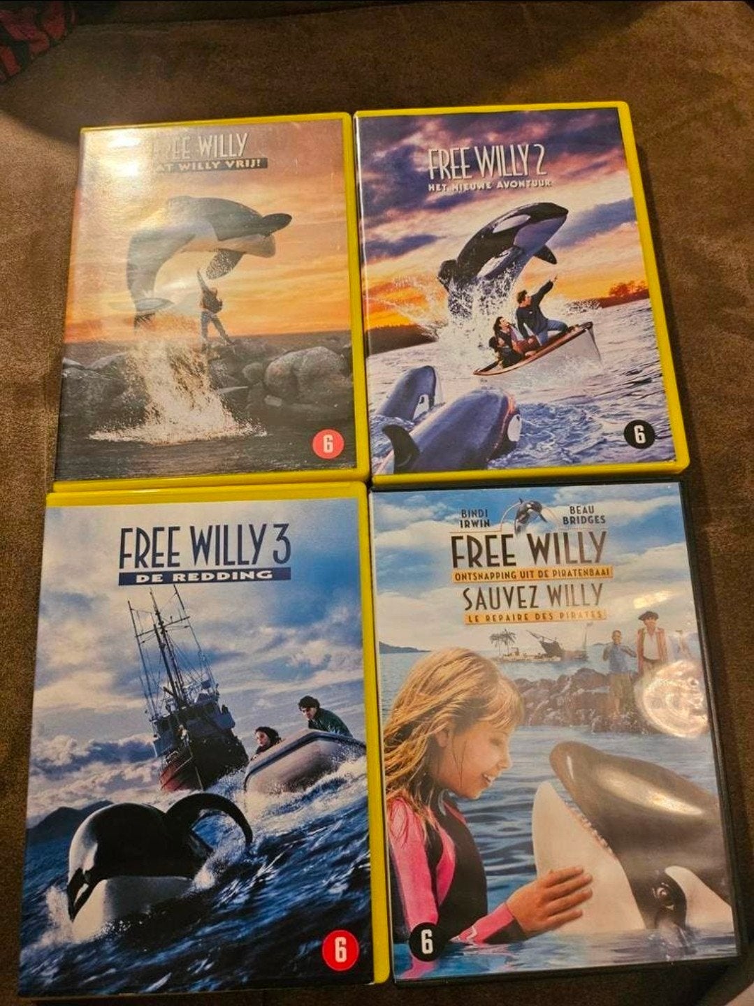 Free Willy DVD Boxset - De Complete Collectie (4 films), Gebruikt, Inclusief doosje, Ophalen of Verzenden, Vanaf 6 jaar