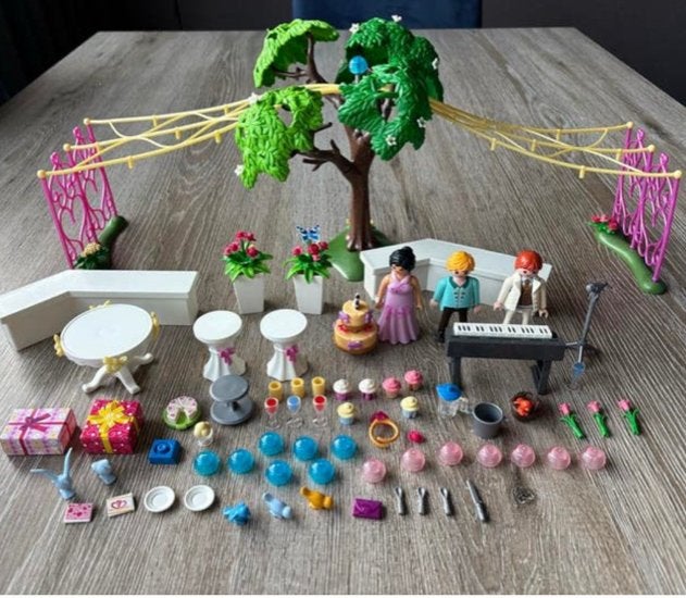 Playmobil Bruiloftsfeest Set - Compleet en Feestelijk!, Kinderen en Baby's, Gebruikt, Complete set, Ophalen of Verzenden, Figuren