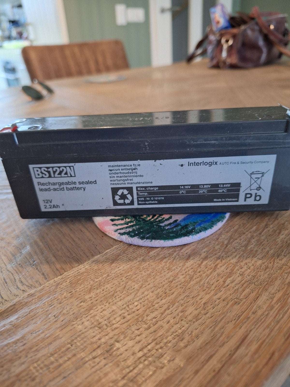 Interlogix BS122N 12V 2.2Ah Loodaccu, Ophalen of Verzenden, Gebruikt, Oplaadbaar