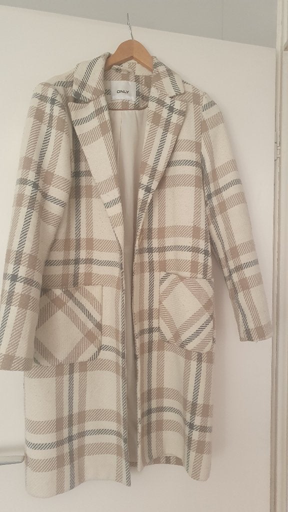 mantel, Ophalen, Only, Beige, Zo goed als nieuw