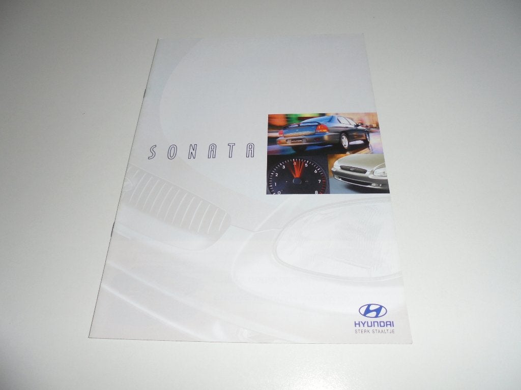 brochure Hyundai Sonata  1998, Ophalen of Verzenden, Zo goed als nieuw, Overige merken