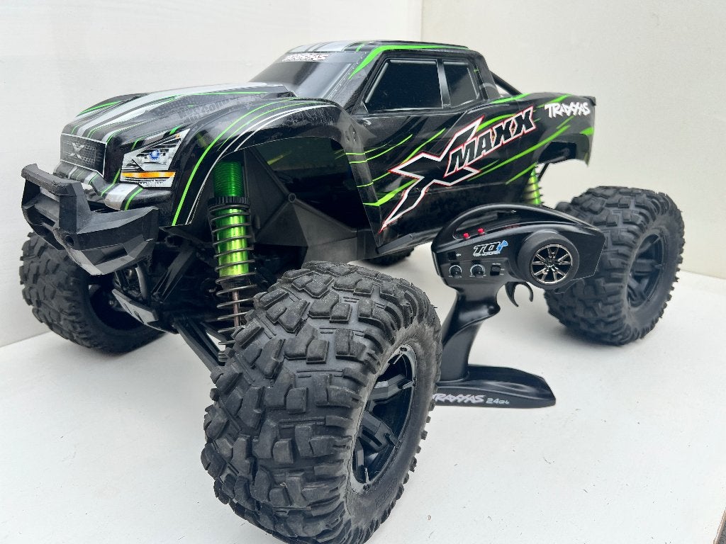 Traxxas X-Maxx 8S + Zender & Bluetooth Module, Gebruikt, Auto offroad, RTR (Ready to Run), Overige schalen