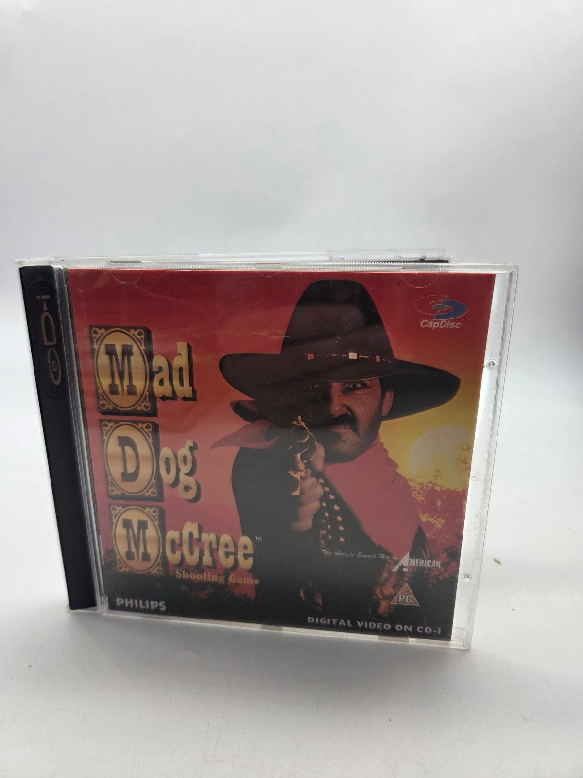 Mad Dog McCree - Philips CD-i Schietspel, Gebruikt, Shooter, Philips Consumer Electronics B.V., Eindhoven, Nederland, 1 speler