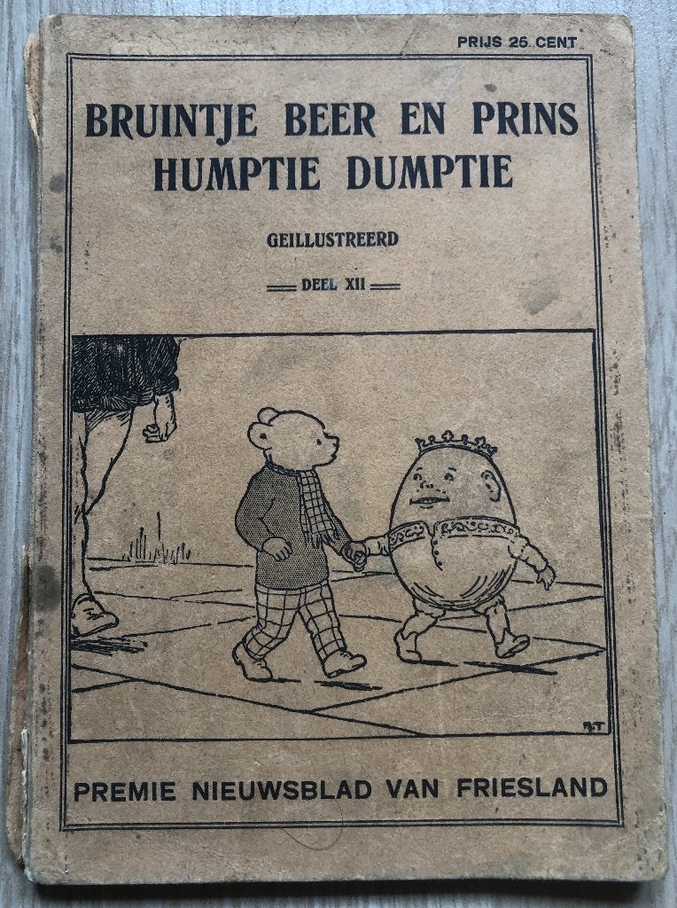 BRUINTJE BEER EN PRINS HUMPTIE DUMPTIE - 1935, Boeken, Eén stripboek, Ophalen of Verzenden, Zo goed als nieuw