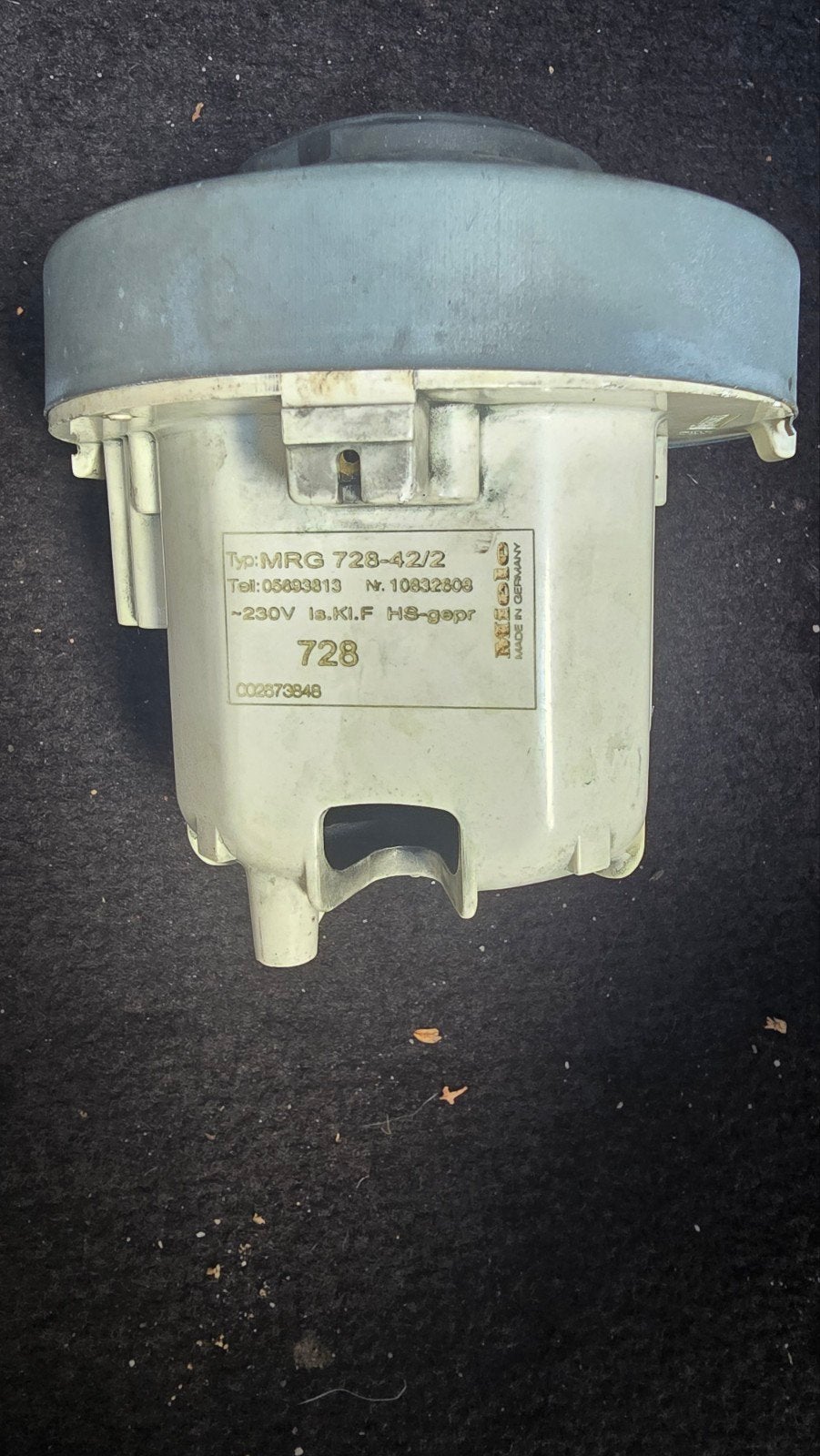 Miele Stofzuigermotor Typ MRG 728-42/2 - Gebruikt, Ophalen of Verzenden, Gebruikt