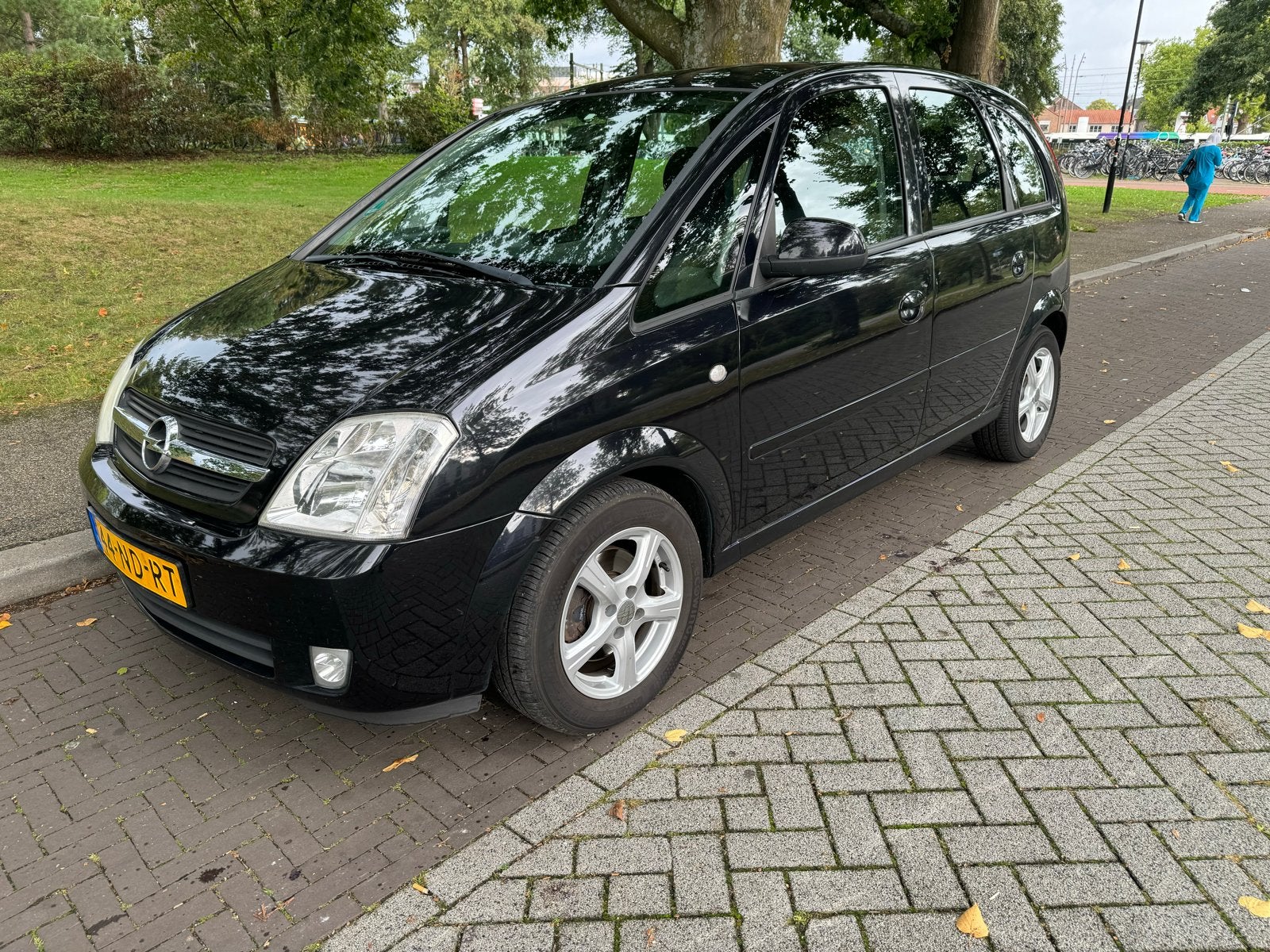 Original km…Opel Meriva 1.8 16V 2003 Zwart, Voorwielaandrijving, 125 pk, 1280 kg, 4 cilinders