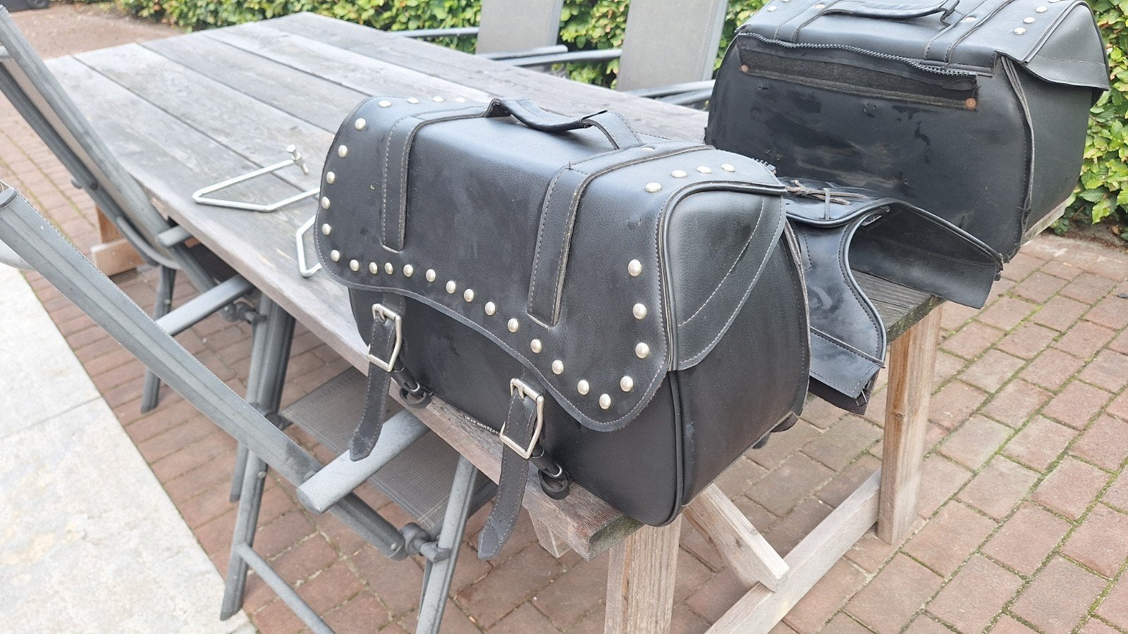 Harley Davidson Kofferset tbv 2004 Fatboy, Ophalen of Verzenden