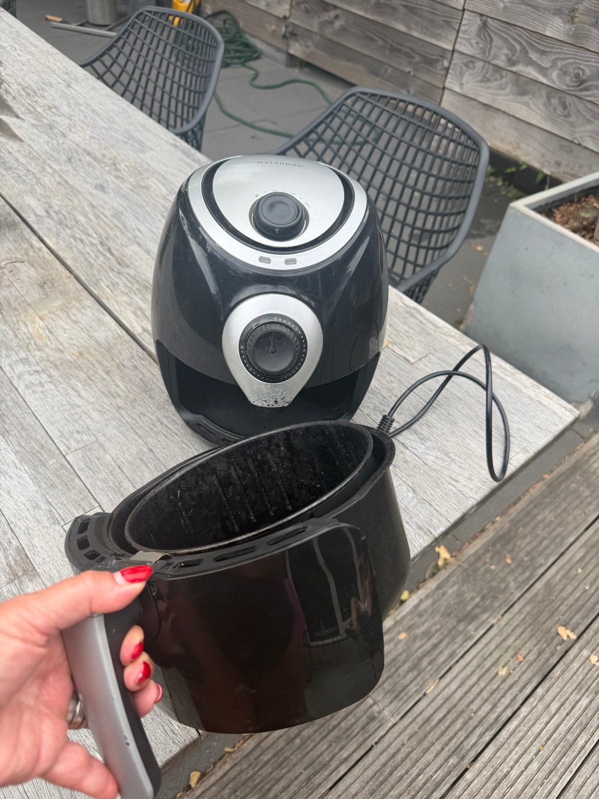 WatsHome Airfryer - Gebruikt maar werkt nog goed, Witgoed en Apparatuur, Ophalen, Gebruikt, Airfryer