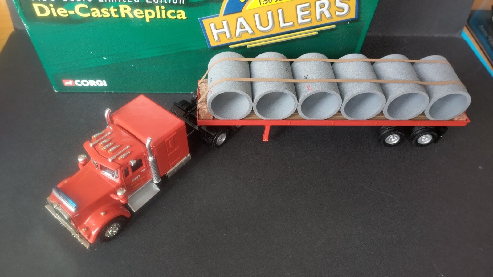 Kenworth 925 Culvert load 1:50 Corgi Pol, Nieuw, M, Bus of Vrachtwagen, M