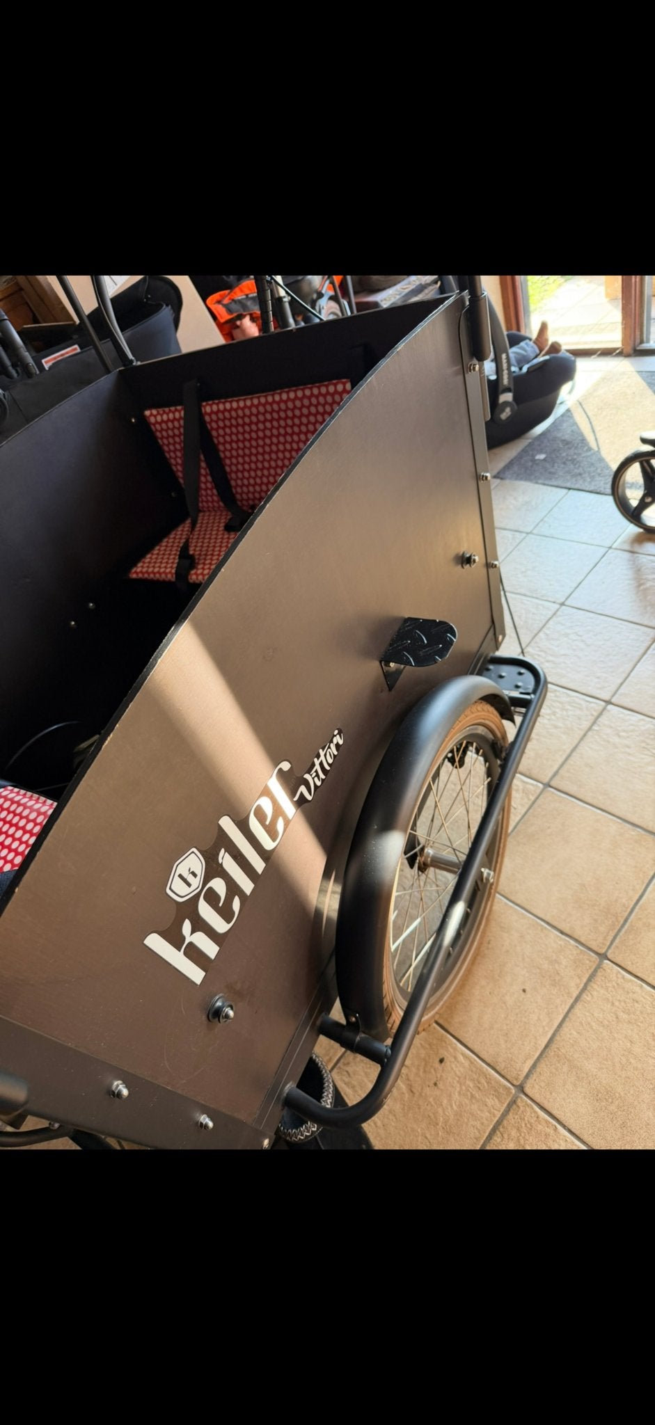 Keiler Vittori elektrische bakfiets, Overige merken, Gebruikt, Ophalen of Verzenden, 2 kinderen