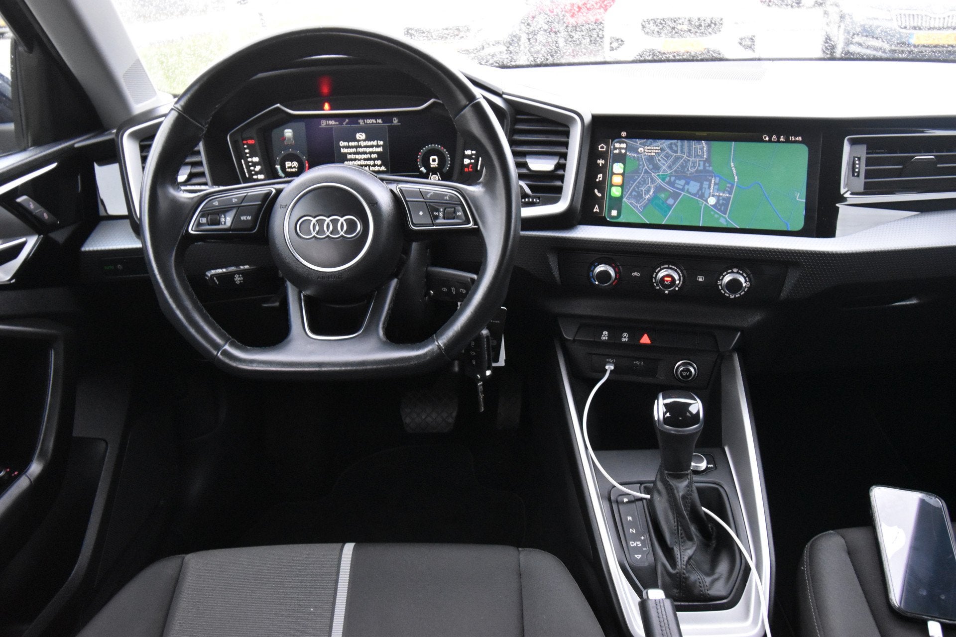 Audi A1 Sportback 30 TFSI Pro Line , AIRCO , LMV17 , PDC A ,, Navigatiesysteem, Stof, Blauw, 49 €/maand