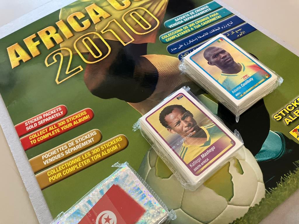 Panini Africa Cup 2010 - alle nummers + leeg album, Ophalen of Verzenden, Zo goed als nieuw