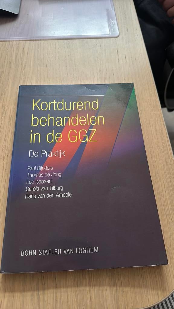 Kortdurend behandelen in de GGZ, Ophalen of Verzenden, Zo goed als nieuw