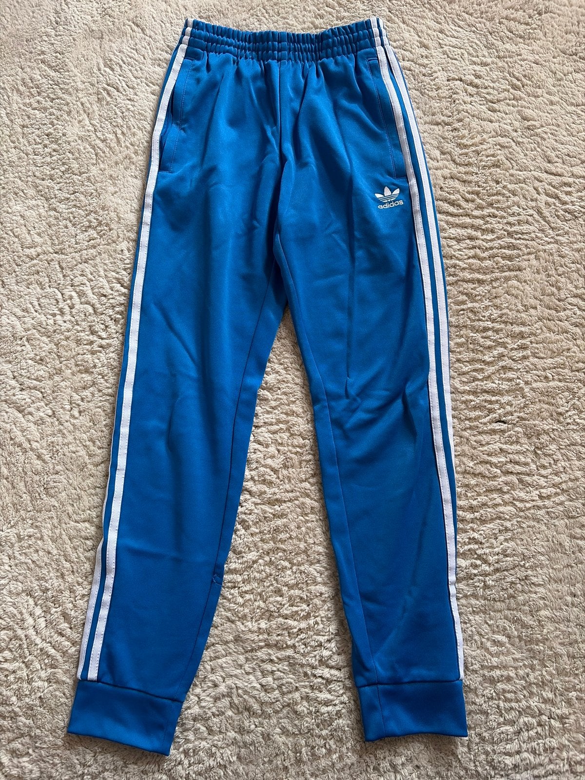 Adidas trainingsbroek blauw - Maat XS, Blauw, Ophalen of Verzenden, Zo goed als nieuw, Maat 34 (XS) of kleiner