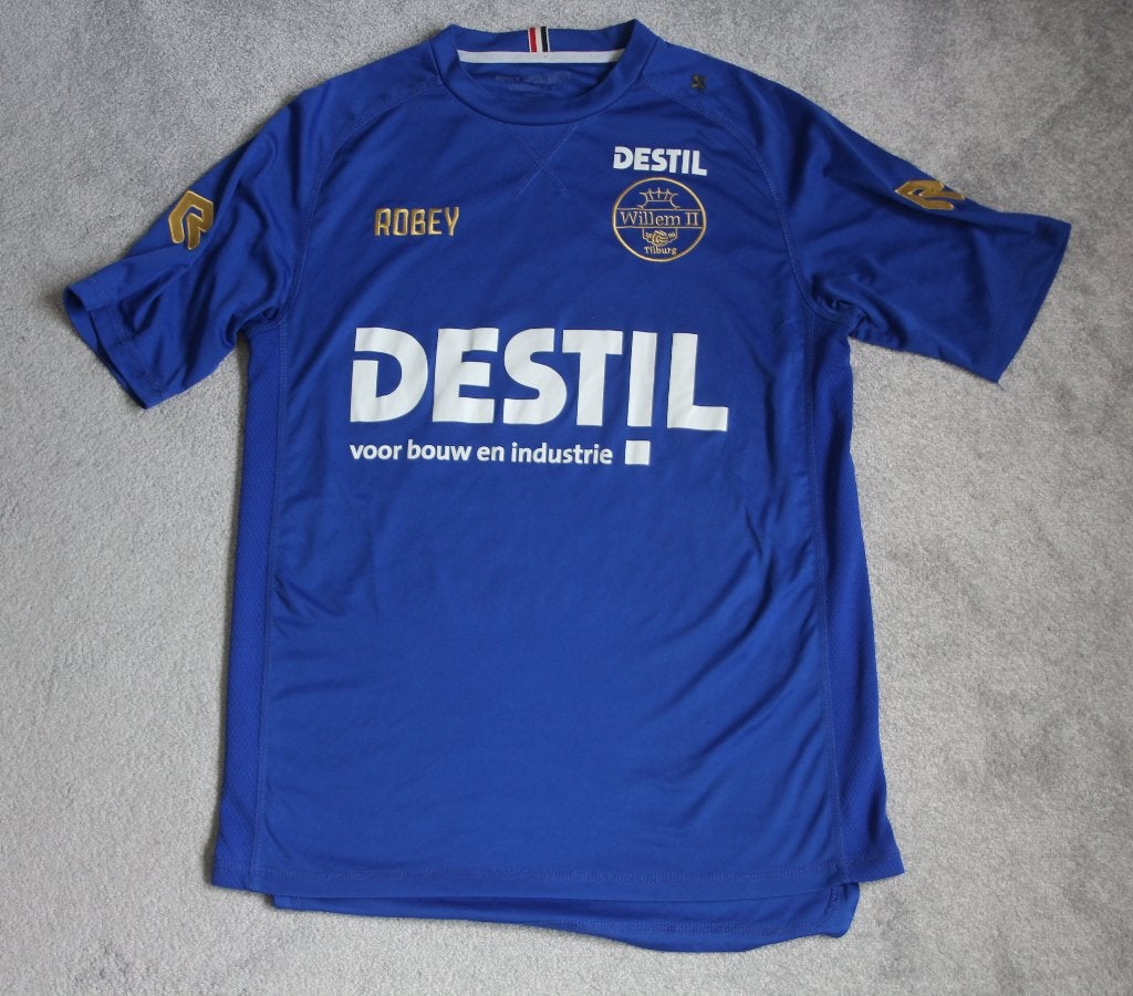 ROBEY trainingsshirt blauw Willem - II maat M (piris), Maat M, Ophalen of Verzenden, Zo goed als nieuw, Shirt