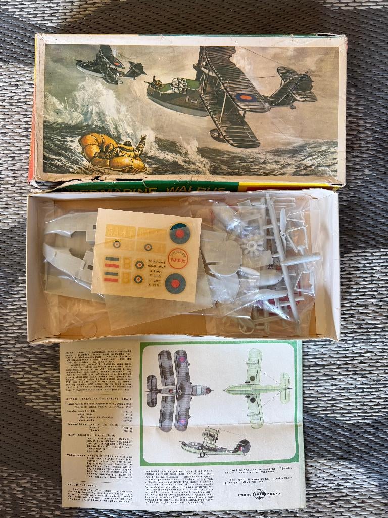 supermarine walrus modelbouw, Overige merken, Helikopter, Ophalen of Verzenden, Gebruikt