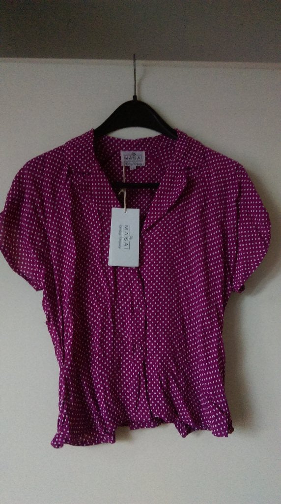 Masai blouse, warm rood, xxl, valt een beetje kleiner, Maat 46/48 (XL) of groter, Nieuw, Ophalen of Verzenden, Masai