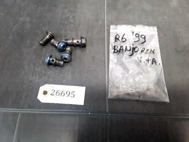 R6 1999 - 2002 Yamaha Bout Bout remleiding D1-60404, Motoren