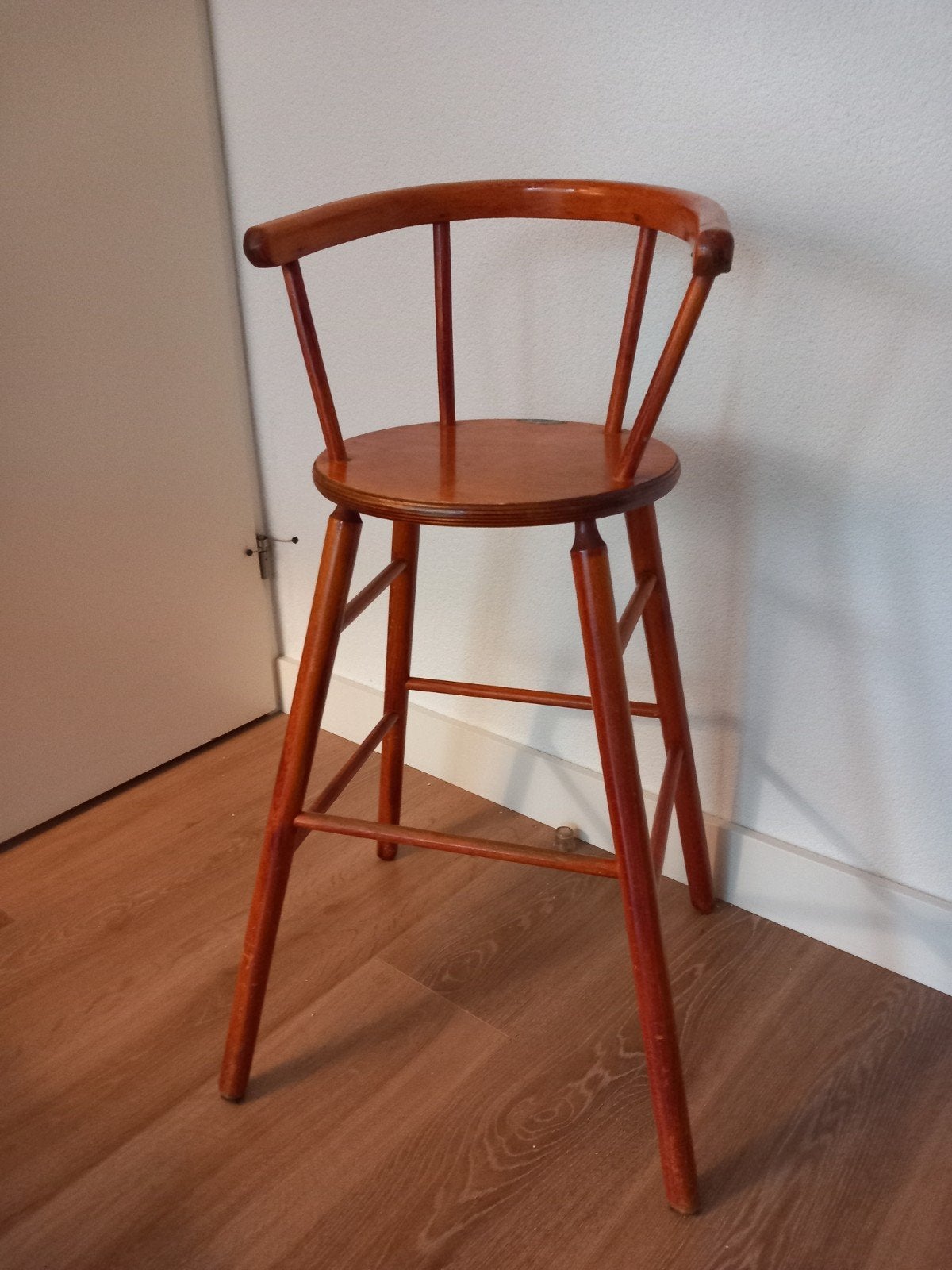 Vintage Kibofa kinderstoel / tafelstoel massief hout, Kinderen en Baby's, Ophalen, Gebruikt, Overige typen