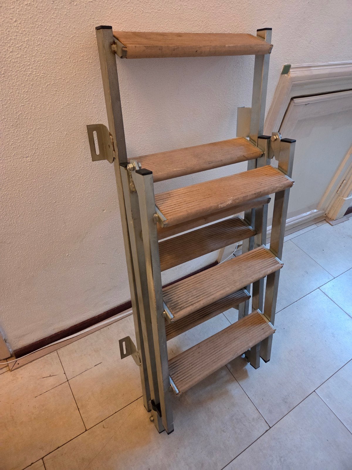 40x250 vliering- / zoldertrap – Inklapbaar & IJzersterk, Ophalen, Gebruikt, Opvouwbaar of Inschuifbaar