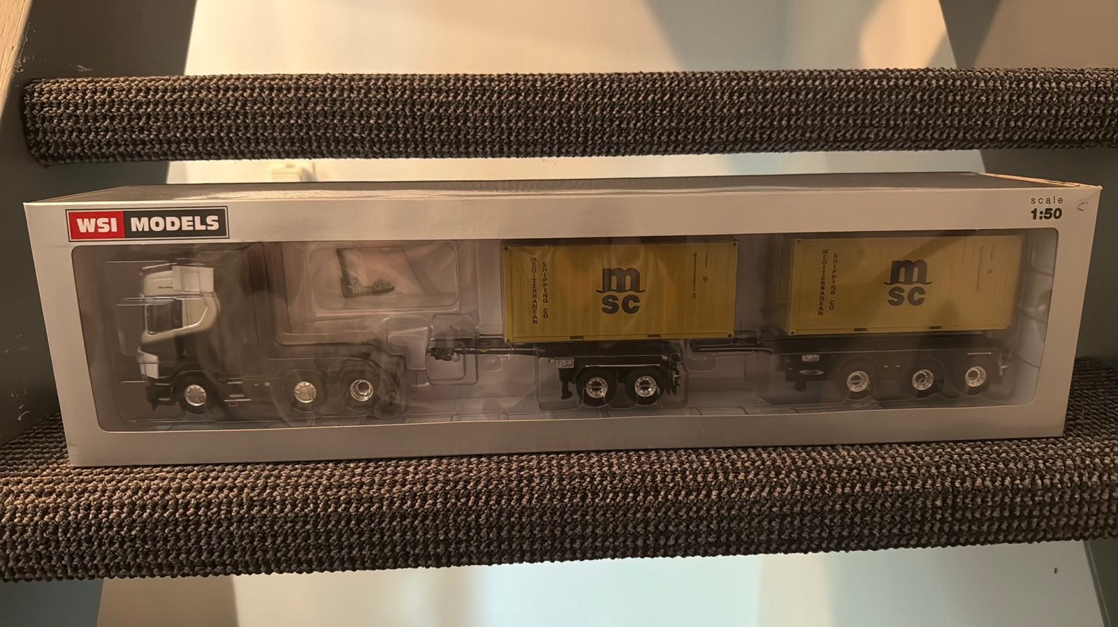 Scania MICHEL KRAMER 1:50, Ophalen of Verzenden, Zo goed als nieuw, Bus of Vrachtwagen, Wsi