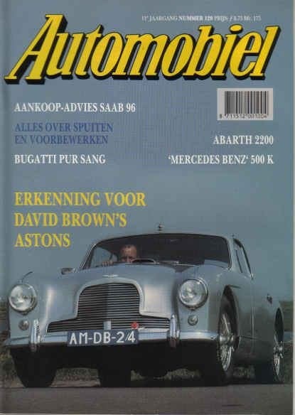Automobiel 120 1990 : Saab 96 - Abarth 2200 Coupe - Mercedes, Ophalen of Verzenden, Gelezen, Algemeen