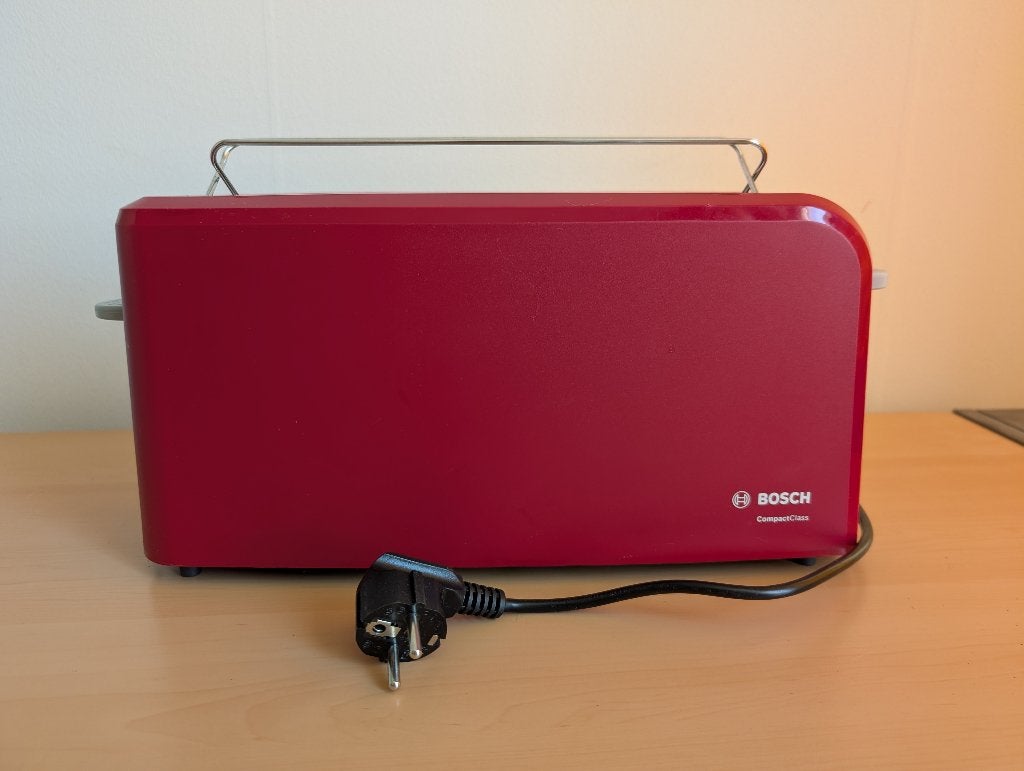 Nette Bosch CompactClass Broodrooster - Rood, Ophalen of Verzenden, Zo goed als nieuw