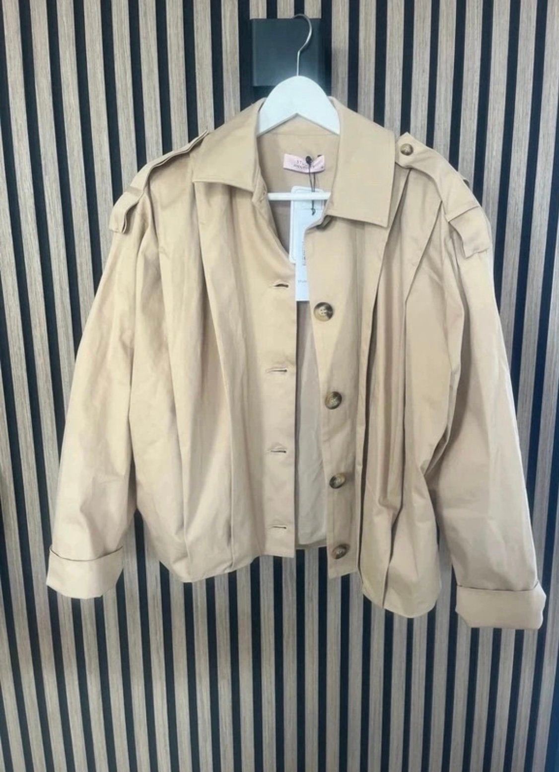 Atlas cotton jacket maat M Studio Anneloes, Verzenden, Nieuw, Maat 38/40 (M), Beige