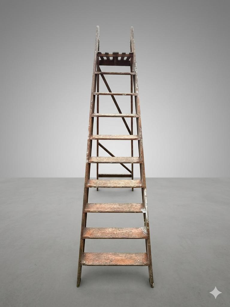 Houten trap, Doe-het-zelf en Verbouw, Ladders en Trappen, Ophalen of Verzenden, Gebruikt, Trap, 2 tot 4 meter