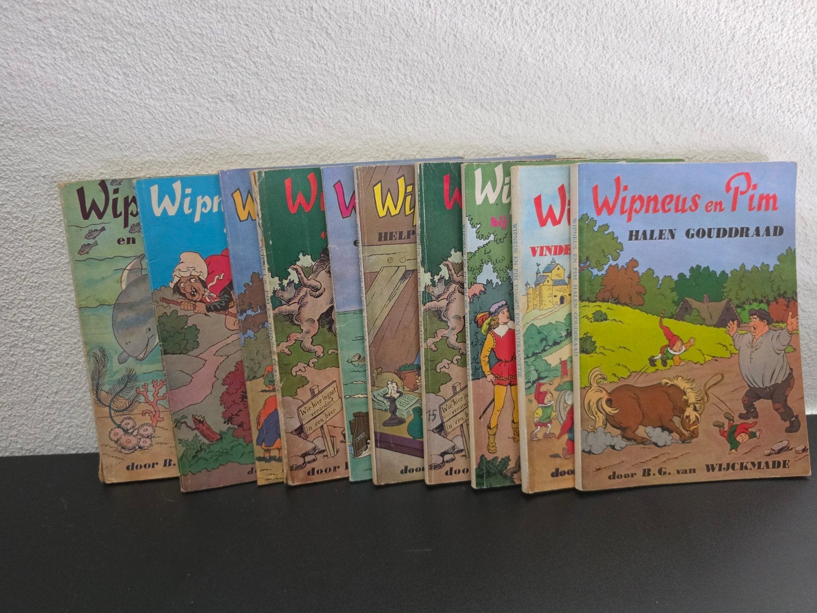 Wipneus en Pim boeken - 10 stuks, Boeken, Ophalen of Verzenden, Gelezen, B.G. van Wijkmade, Sprookjes