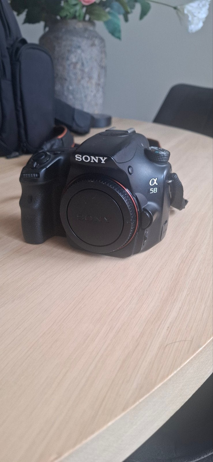 Sony a58 fotocamera, Compact, Ophalen of Verzenden, Zo goed als nieuw, Sony