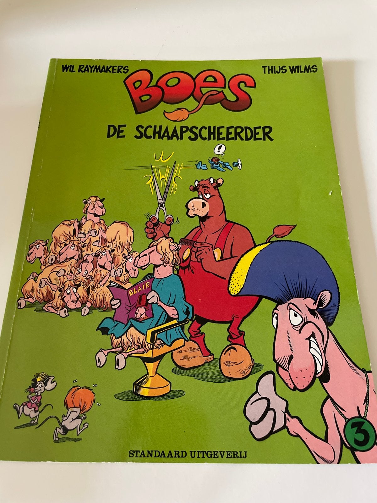 Boes: De Schaapscheerder - Stripboek Wil Raymakers, Eén stripboek, Ophalen of Verzenden, Gelezen