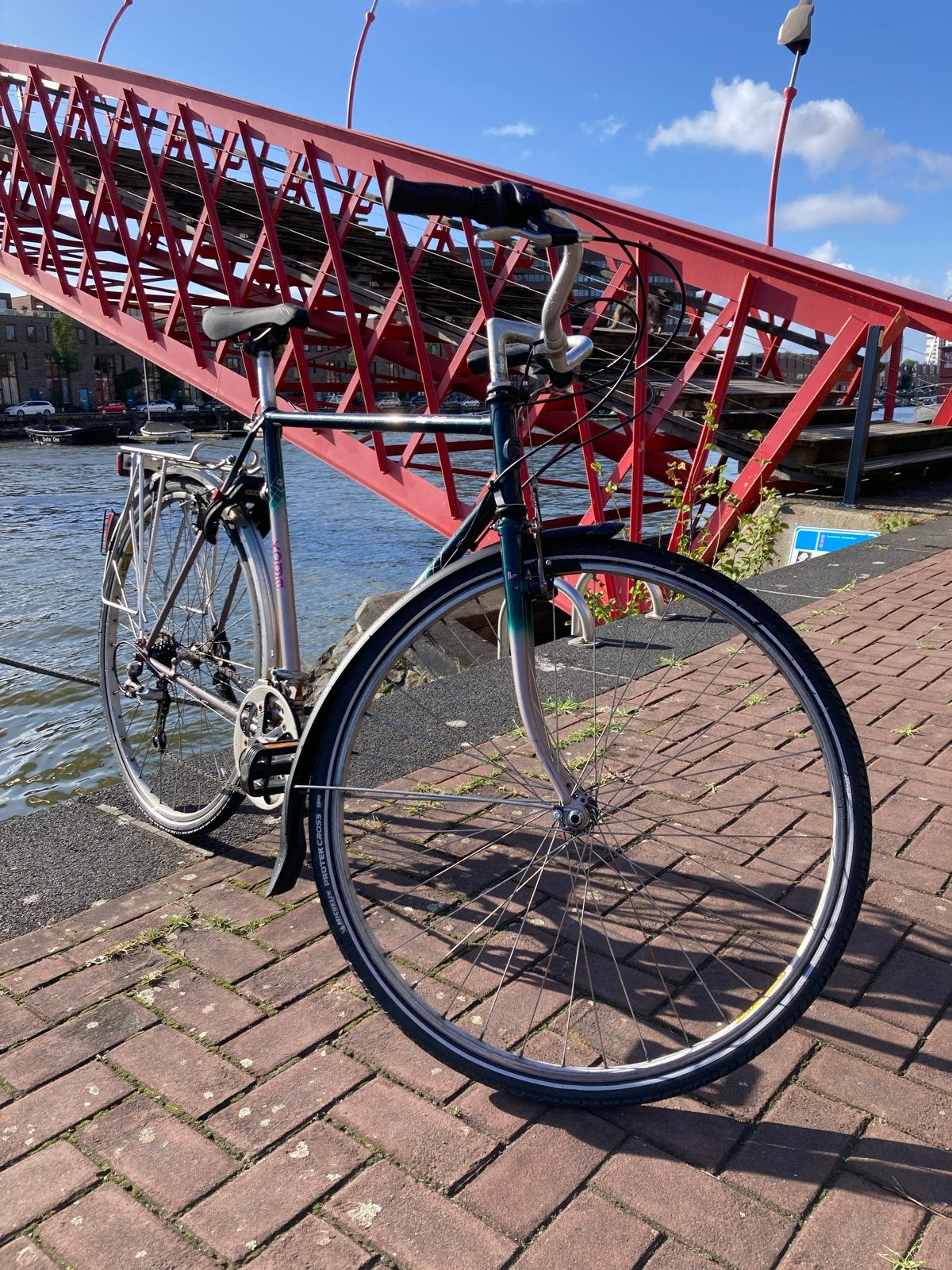 Koga Gents Tour 57 cm fiets met 2x7 versnellingen, 28 inch, 10 tot 15 versnellingen, Velgrem, Koga