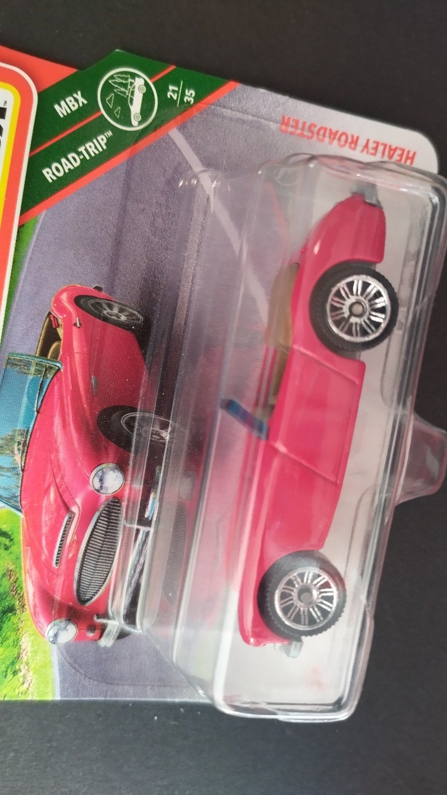 Austin Healey Roadster 1:64 Matchbox Pol, Auto, Verzenden, ., Nieuw